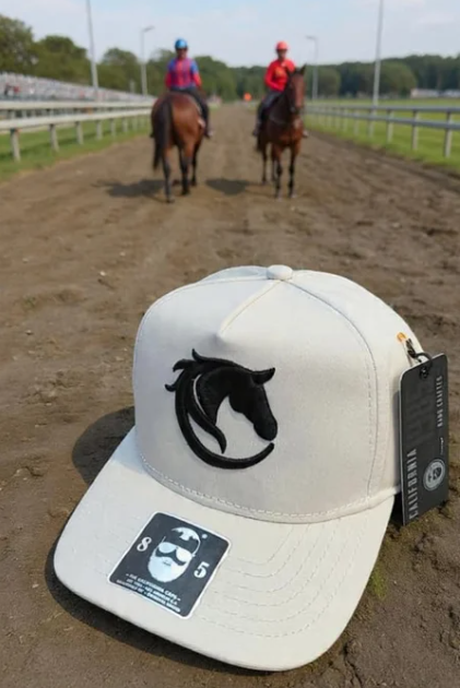 California Caps Caballo Latido Negro Malla - Trucker