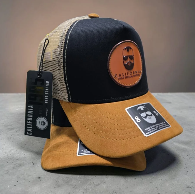California Caps Suede Camello Premium - Snapback