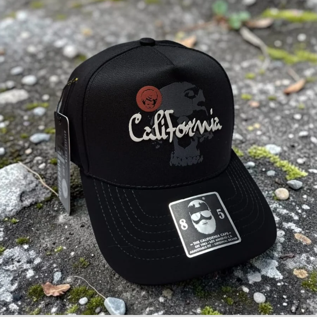 California Caps Script Negro Malla - Trucker