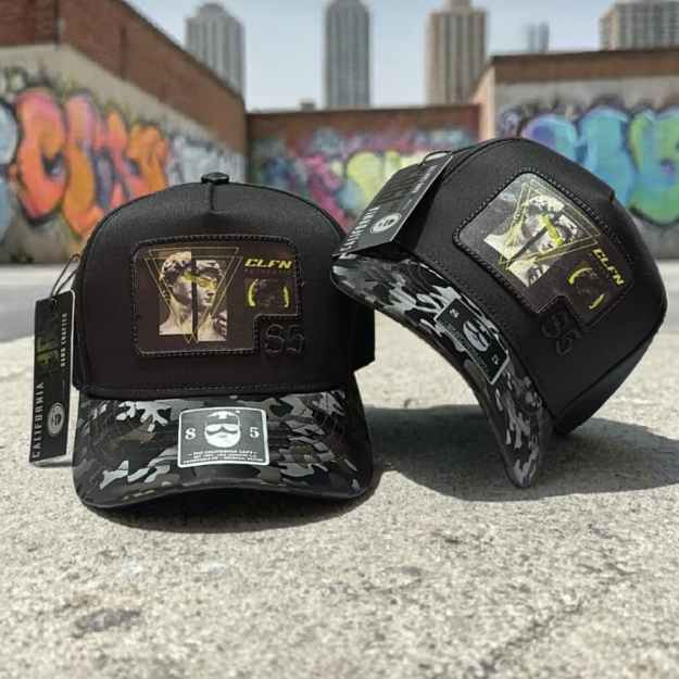 California Caps CLFN Negro Total - Trucker