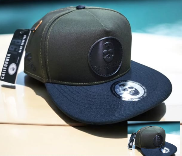 California Caps Cruz Bordada Beige - Snapback