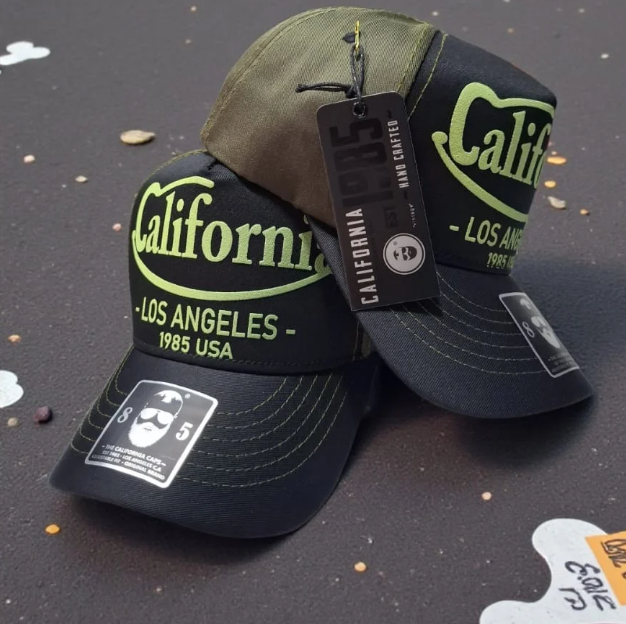 California Caps Blanco Negro Bicolor - Trucker