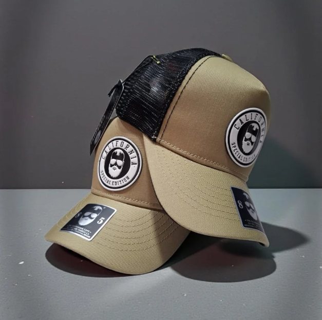 California Caps Camuflaje Verde Negro - Trucker