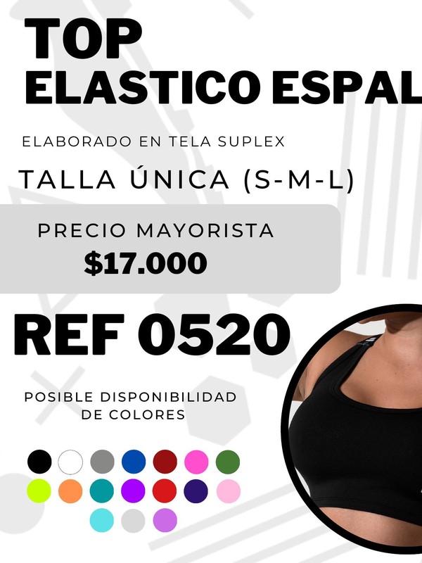 Top Elasticoespalda Mp