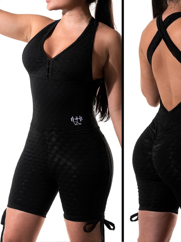Enterizo Enresortado Push-up Corto
