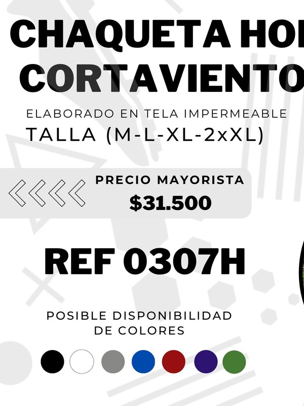 Chaqueta Hombre Cortavientos