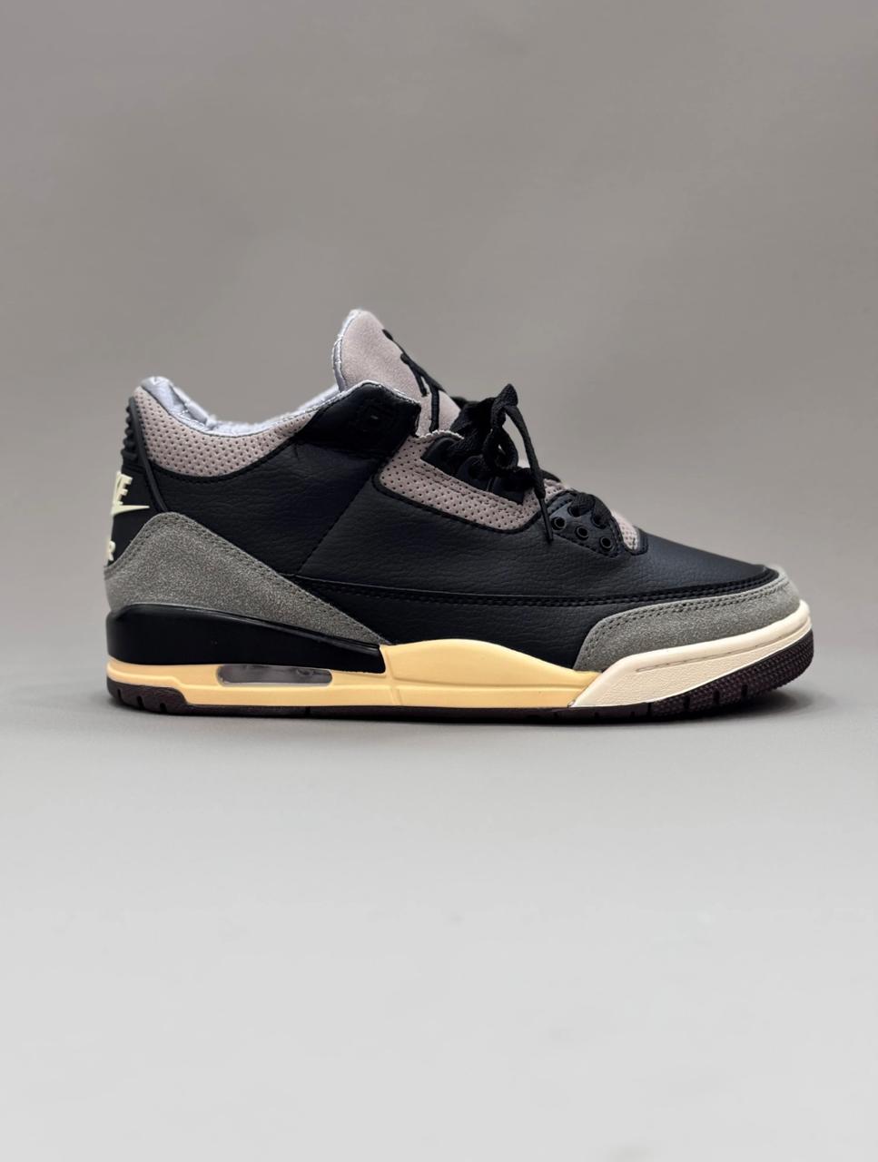 Air Jordan 3 Retro Gris Negro Crema